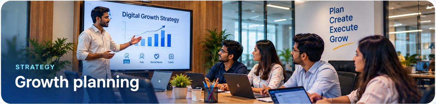 PPC experts planning Google Ads strategy for lead generation